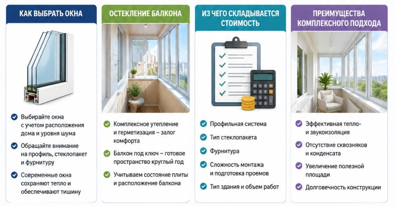 Остекление окон и балконов в Красногорске от производителя