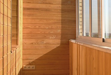 Отделка деревом