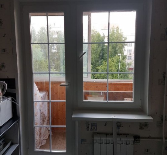 Установка окна и монтаж балконного блока - фото - 3