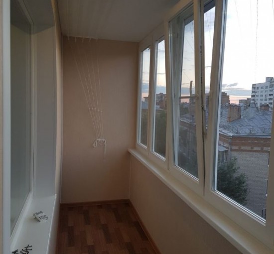 Монтаж пластикового окна и балконного блока, отделка балкона - фото - 4