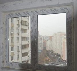 Установка двустворчатых пластиковых окон - 2 Установка двустворчатых пластиковых окон - фото - 2
