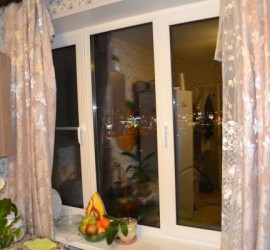 Замена трехстворчатого окна на кухне - 1 Замена трехстворчатого окна на кухне - фото - 1