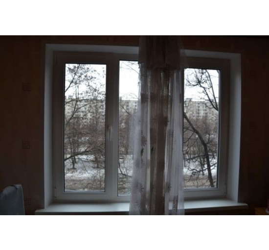 Установка окон на кухне и в гостиной - 1 Установка окон на кухне и в гостиной - фото - 1