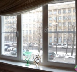 Монтаж трехстворчатого окна - 1 Монтаж трехстворчатого окна - фото - 1