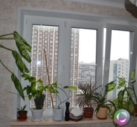 Установка трехстворчатого окна на кухне - фото - 1