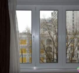 Установка трехстворчатого окна - фото - 1