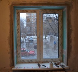 Монтаж оконной конструкции ПВХ - 1 Монтаж оконной конструкции ПВХ - фото - 1