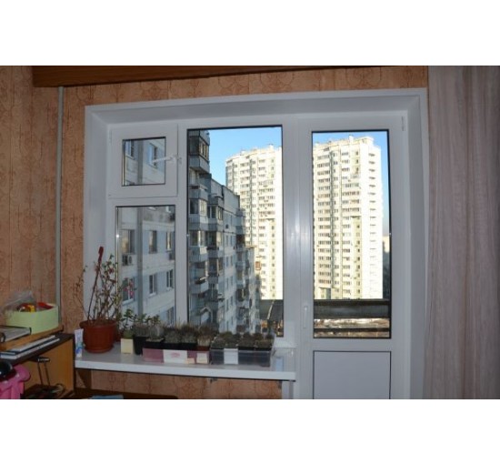 Устройство балконного блока ПВХ - 1 Устройство балконного блока ПВХ - фото - 1