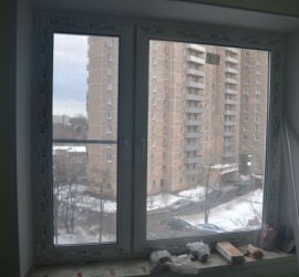 Установка пластикового окна в комнате - 1 Установка пластикового окна в комнате - фото - 1