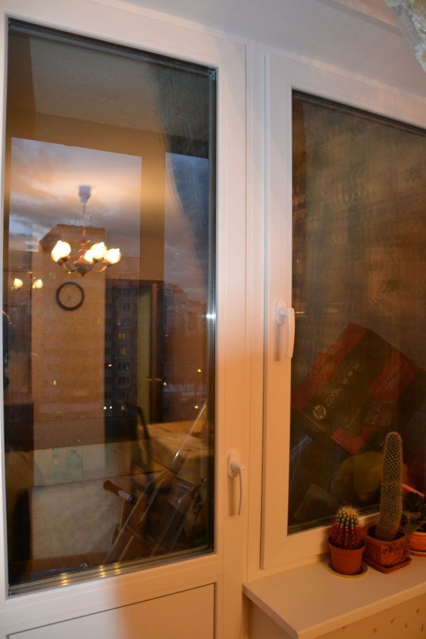 Монтаж балконного блока ПВХ - пластиковые окна REHAU метро Кузьминки