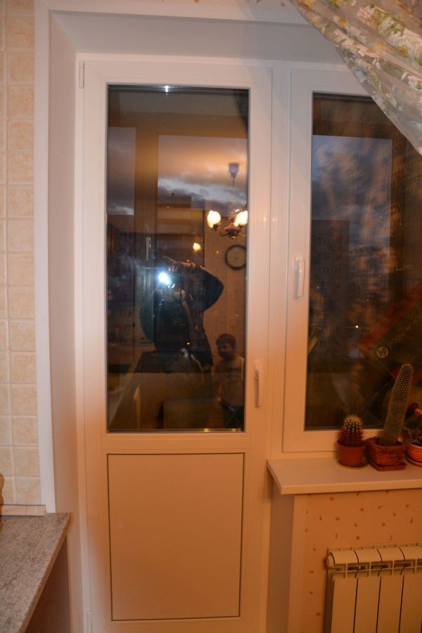 Монтаж балконного блока ПВХ - пластиковые окна REHAU метро Кузьминки