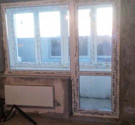 Установка балконного блока в новостройке - фото - 1