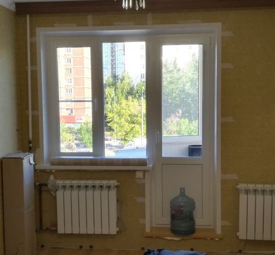 Монтаж пластикового окна и балконного блока - фото - 2
