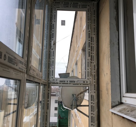 Французское остекление балкона - фото - 2