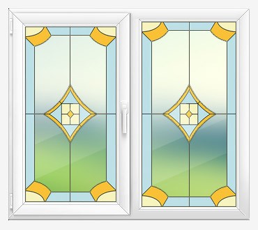 Окна с витражами
